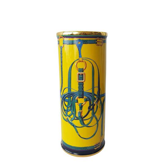 STIRRUP VASE YELLOW