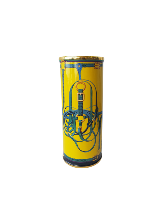 STIRRUP VASE YELLOW