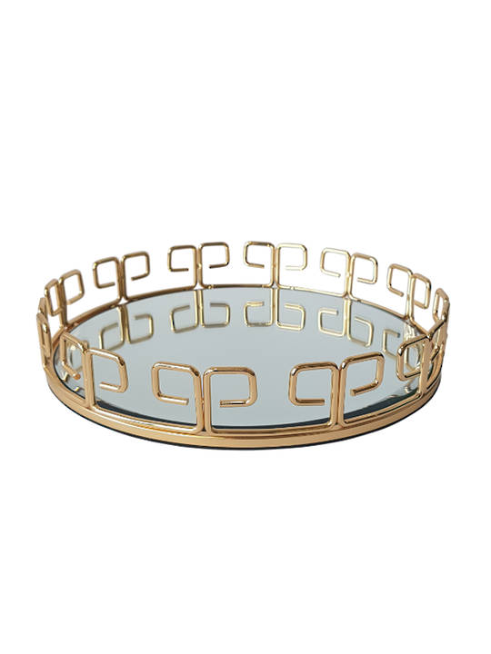LUXE DECORATIVE TRAY ROUND