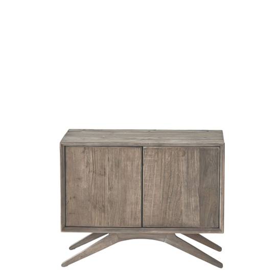 SANTOS BEDSIDE TABLE RECYCLED ELM & PINE