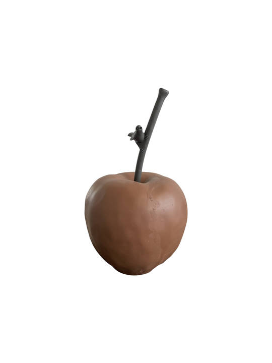 LARGE APPLE W/BIRD