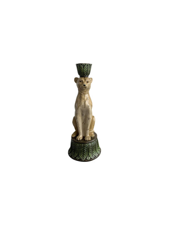 LEOPARD CANDLE HOLDER
