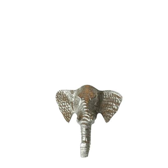 ALUM ELEPHANT WALL HOOK