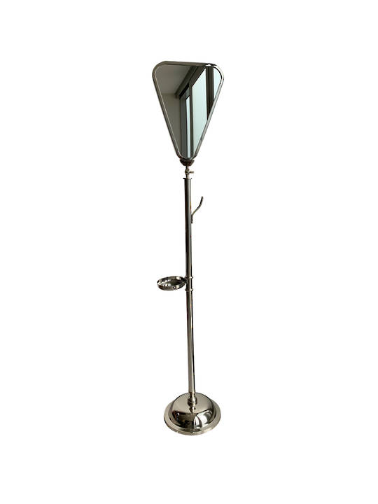 ALUM/STEEL MIRROR/COAT HANGER