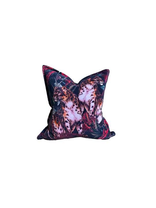 TROPICAL CHEETAH CUSHION COVER