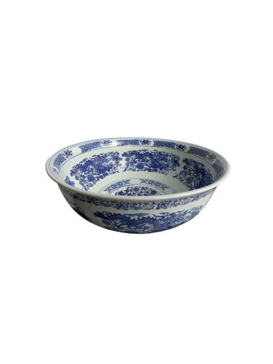 BOWL BLUE & WHITE FLOWER PATTERN 46W