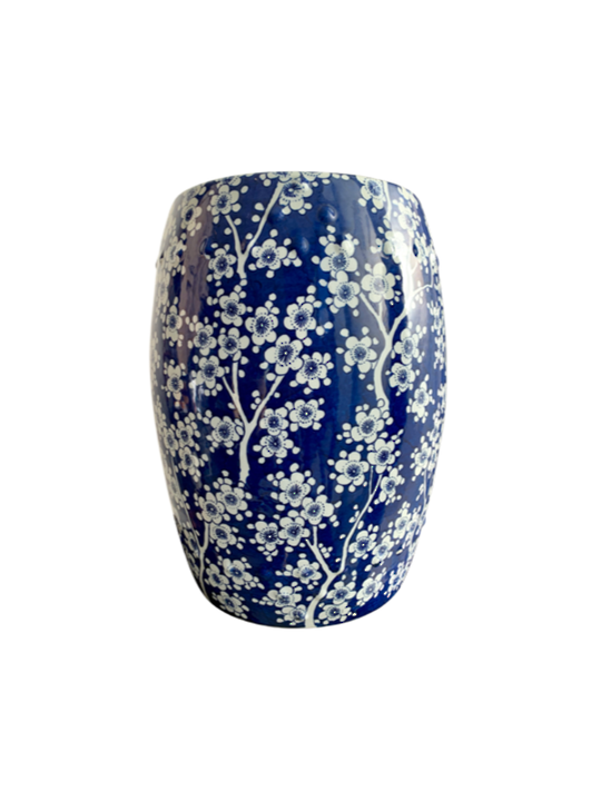 BLOSSOM STOOL BLUE & WHITE