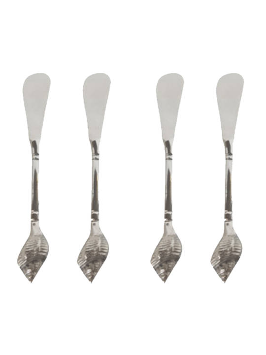 STAINLESS STEEL SHELL SPREADERS SET OF 4