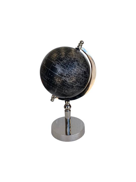 ALUMINIUM/PAPER GLOBE BLK/NKL