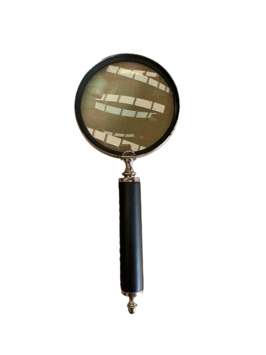 LARGE LEATHER HANDLE MAGNIFIER