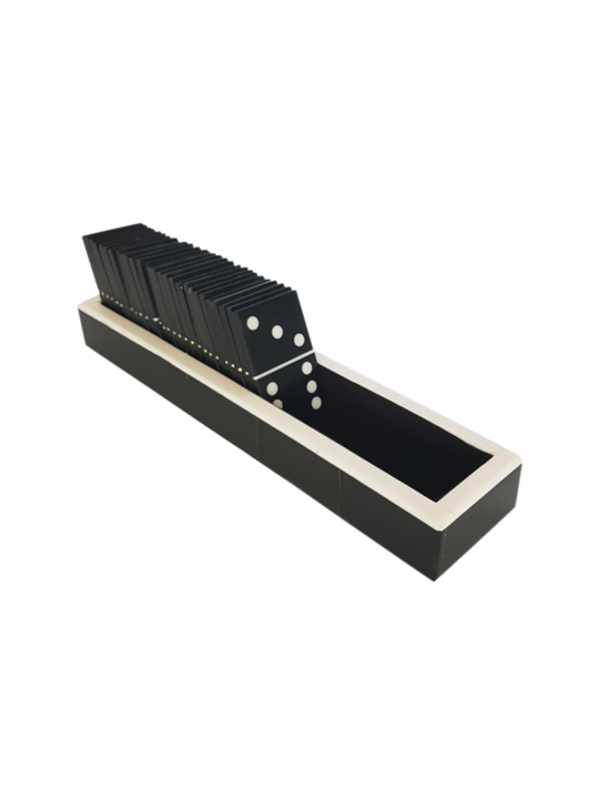 DOMINO BLK/WHITE FINISH