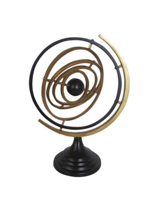 ALUMINIUM ARMILLARY BA/BRONZE FINISH