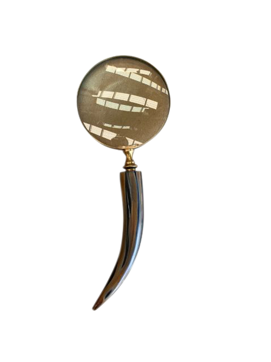 BURNT HORN HANDLE MAGNIFIER