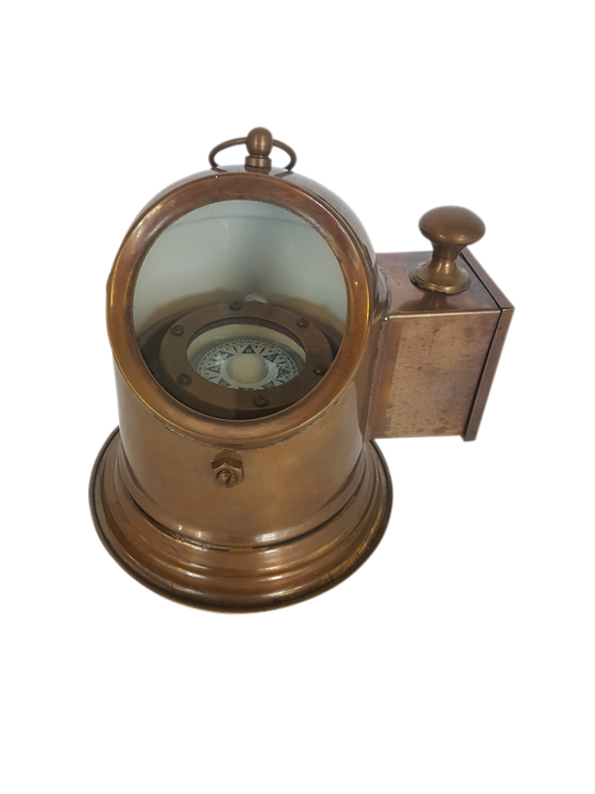 BRASS BINNACLE COMPASS