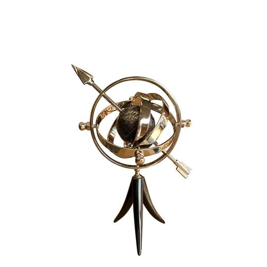 ARMILLARY WITH GLOBE & ARROW
