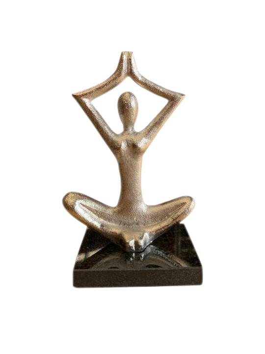 UPWARD SALUTE YOGA POSE STATUE