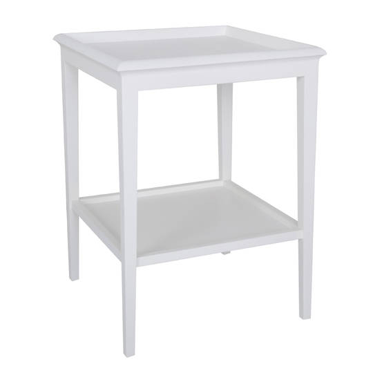 LONG ISLAND LAMP TABLE WHITE
