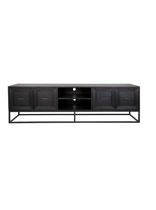 CHICAGO MEDIA UNIT 4 DRAWERS WITH METAL FRAME