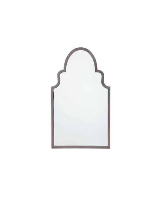 LONG ISLAND IRON FRAME SCOLLAP MIRROR