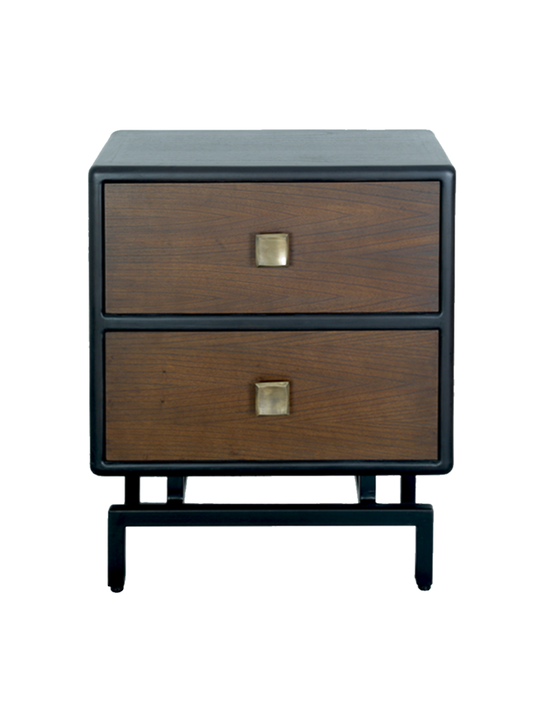 NY 2 DRAWER BEDSIDE TABLE