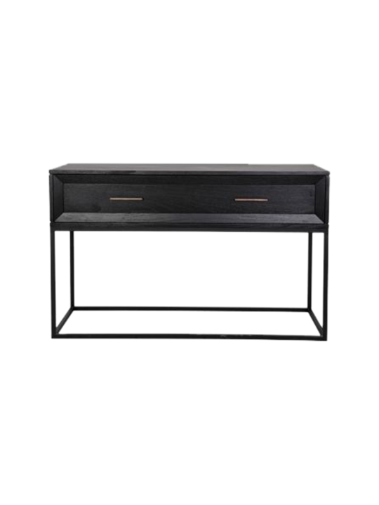 CHICAGO CONSOLE 1 DRAWER WITH METAL FRAME
