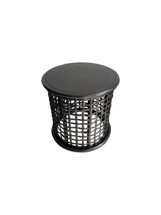 LONG ISLAND SIDE TABLE WITH RATTAN