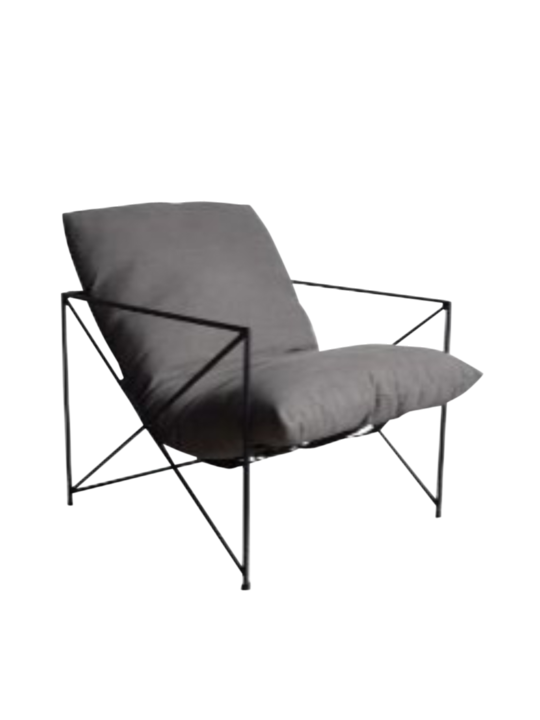 *CROSS LEG CLUB CHAIR