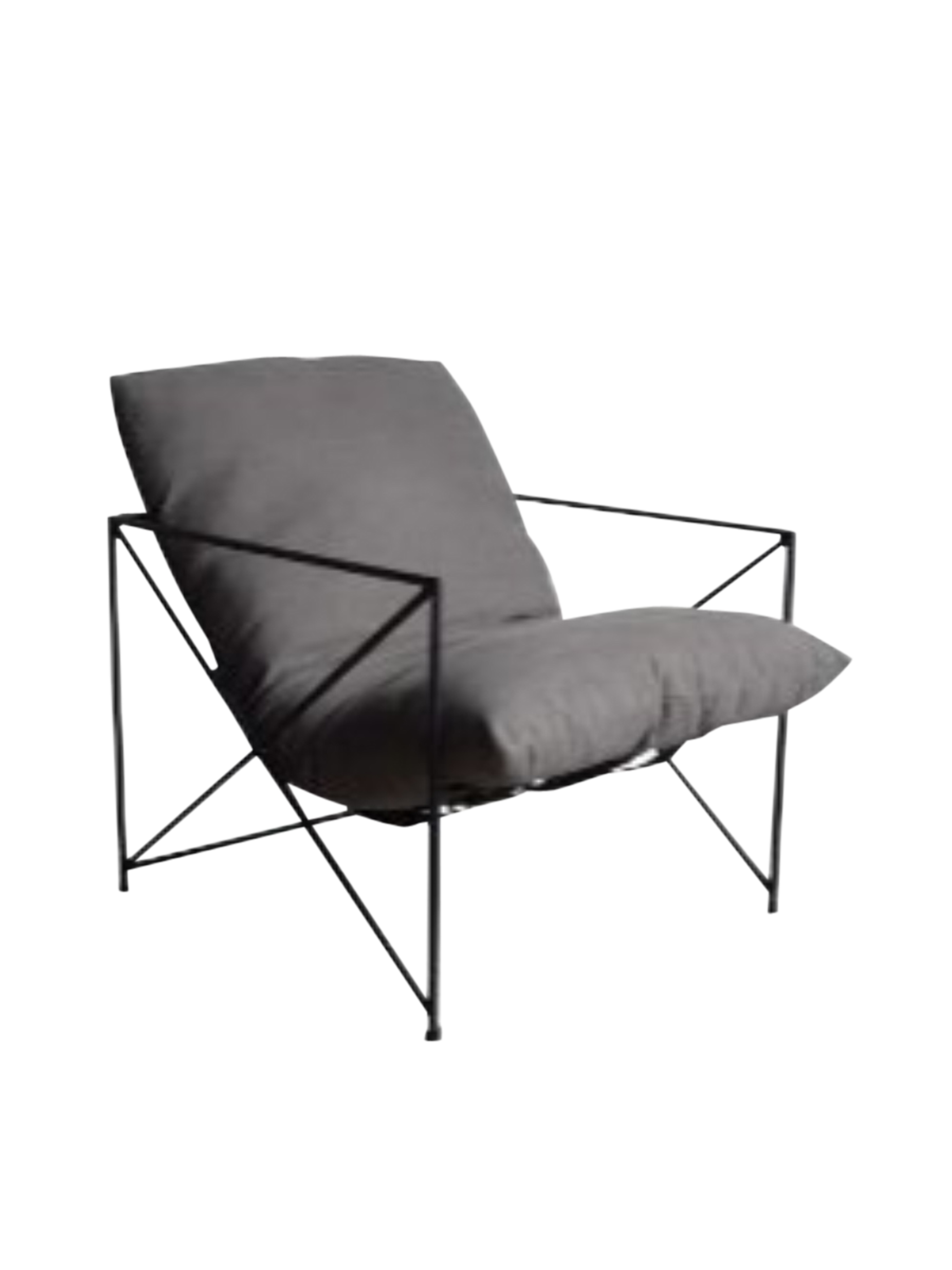 CROSS LEG CLUB CHAIR