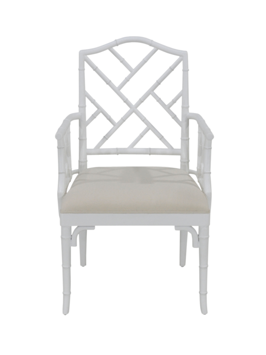 CHINOISE ARM CHAIR MATT WHITE