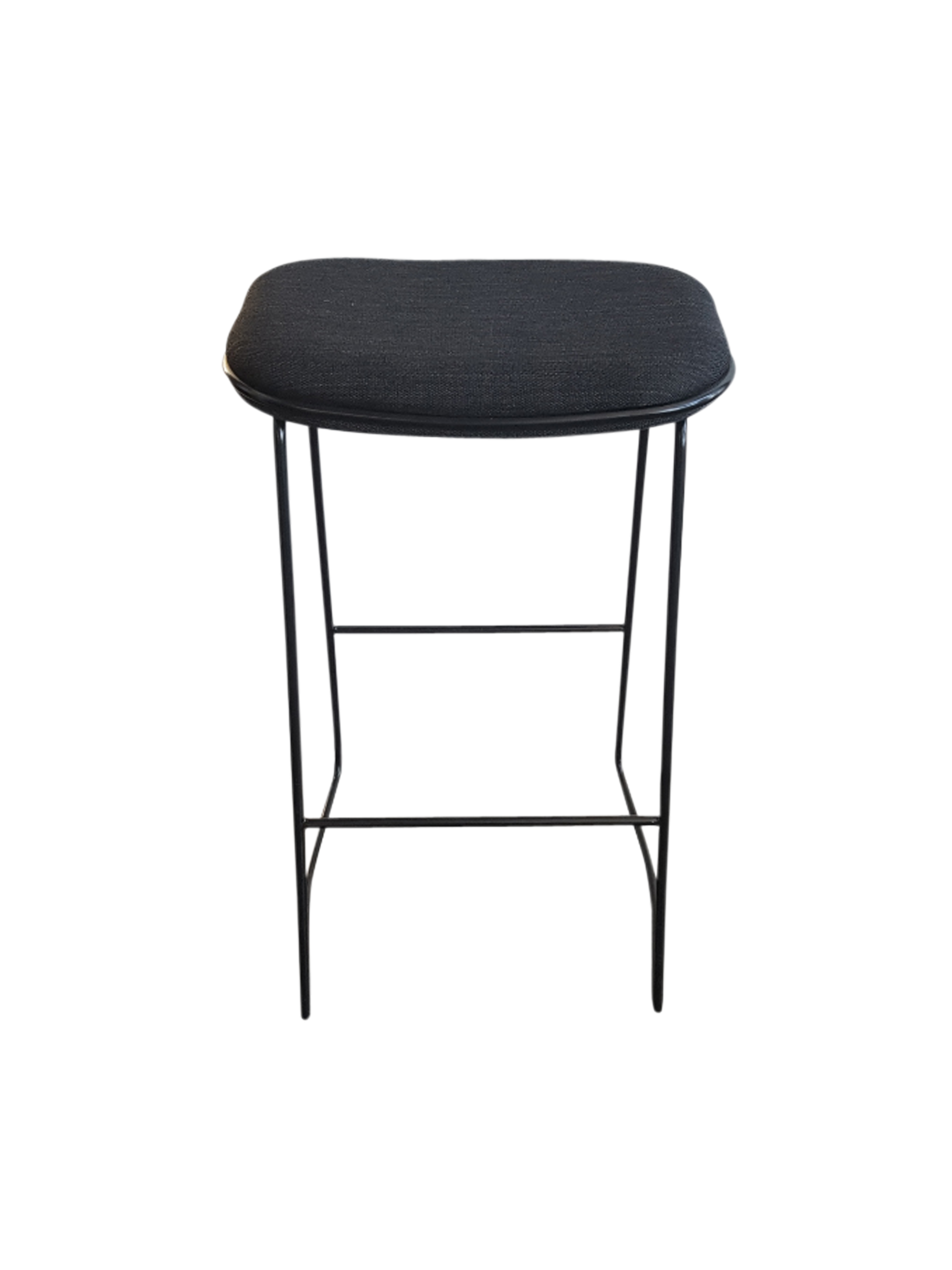 *ROMI BARSTOOL UPHOLSTERED SEAT METAL FRAME