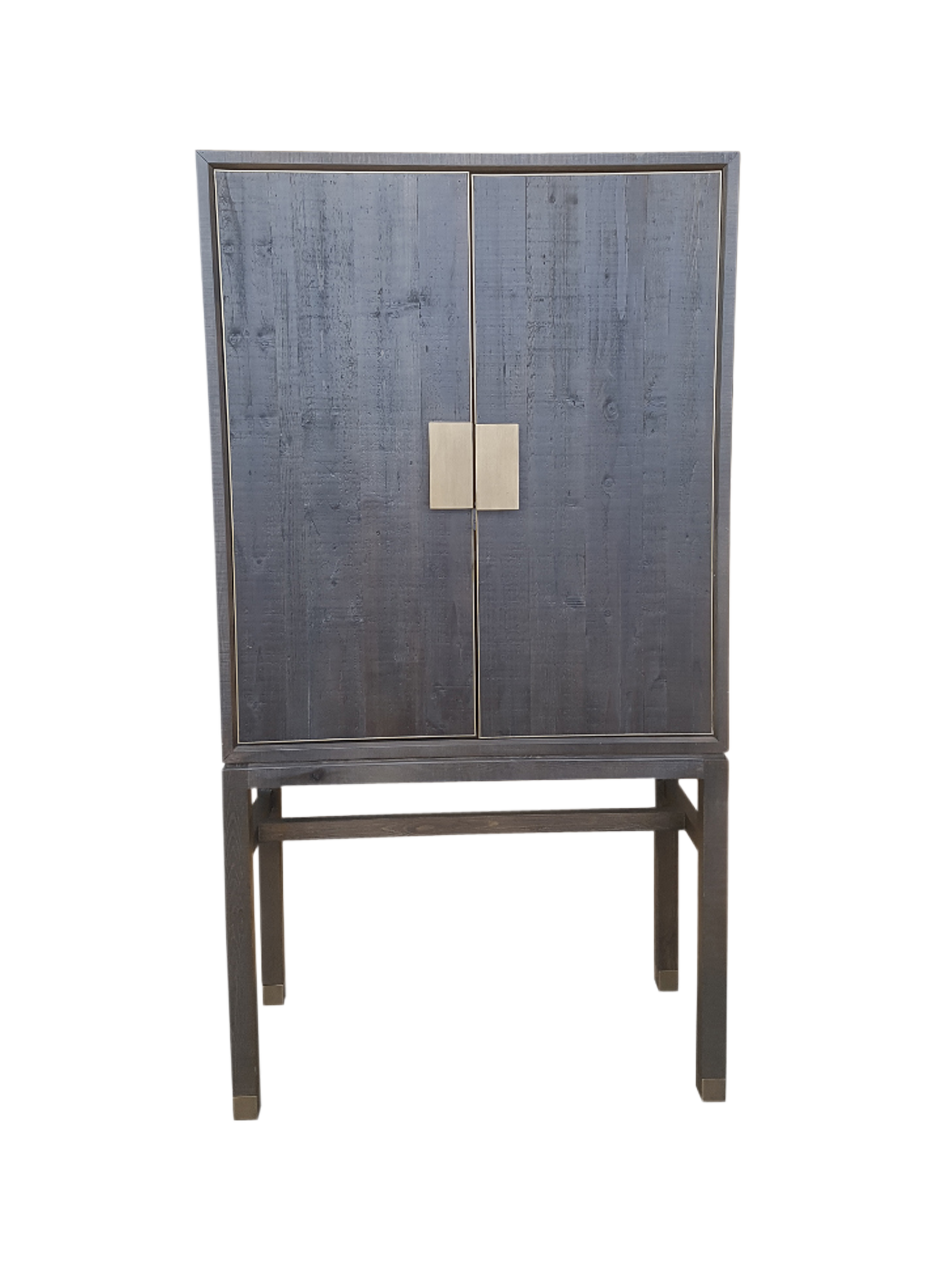 *OLD FIR & BRASS CABINET