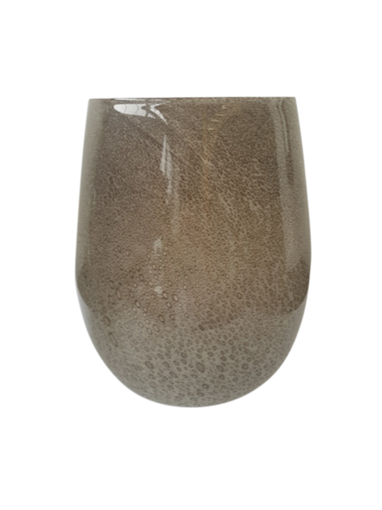 LAVA BUBBLE GLASS TAUPE LARGE 32CM - MIN 2