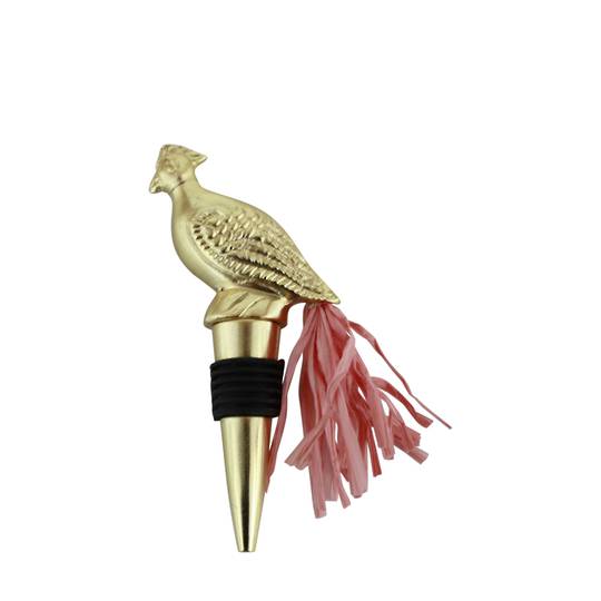 ESME BIRD WITH TAIL BOTTLE STOPPER