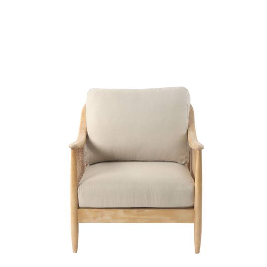 RIVIERA OCCASIONAL CHAIR FABRIC WITH ASHWOOD FRAME