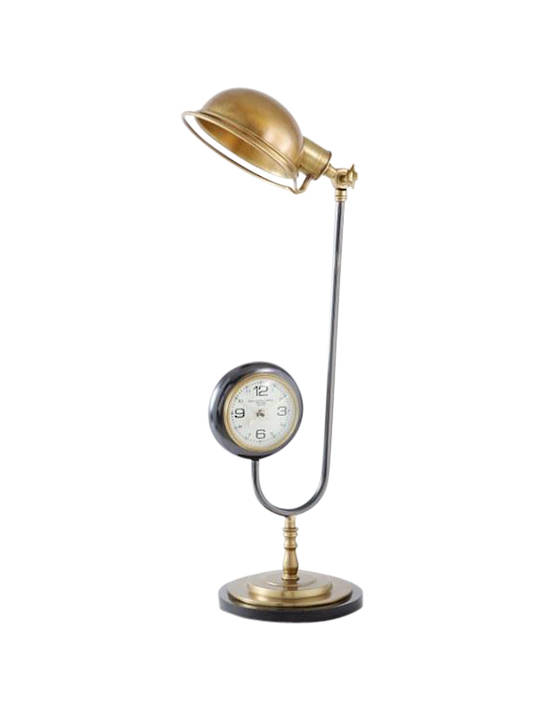 TABLE LAMP WITH CLOCK
