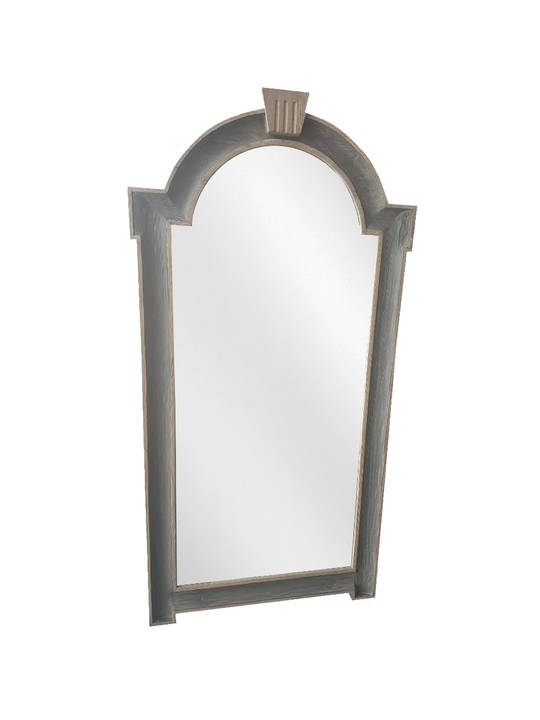 GREY BLACK RECYCLED PINE MIRROR