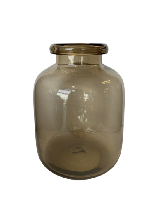 SQUAT ROLLED RIM VASE - MIN 2
