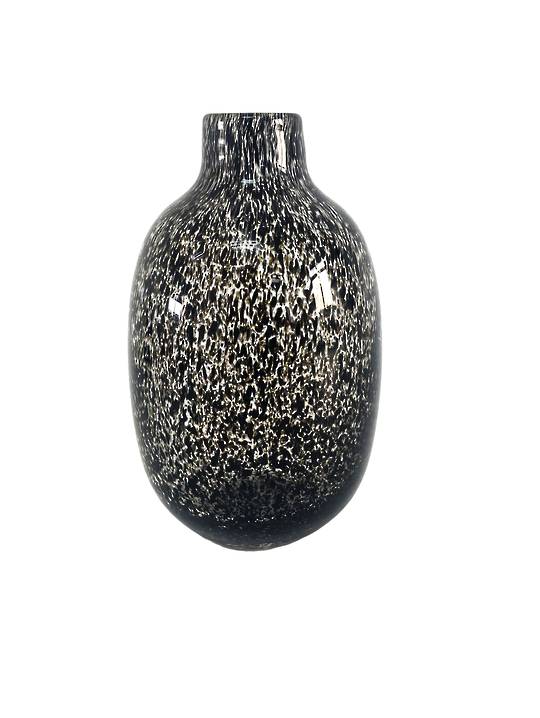 BLACK LEOPARD PRINT TALL BUD VASE - MIN 2