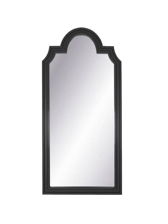 *SCALLOP MIRROR BLACK