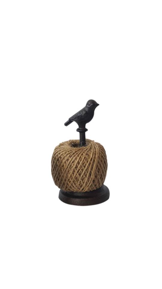VINTAGE BIRD TWINE DISPENSER