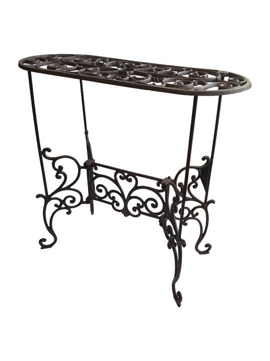 SCROLL CONSOLE OVAL TOP