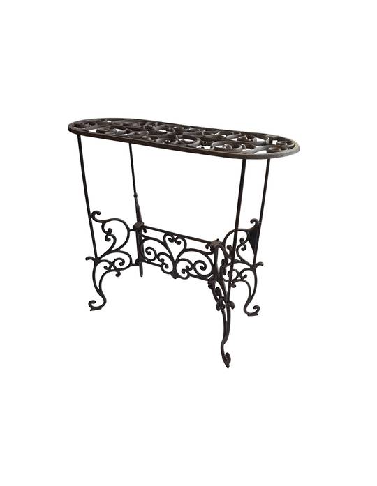SCROLL CONSOLE OVAL TOP