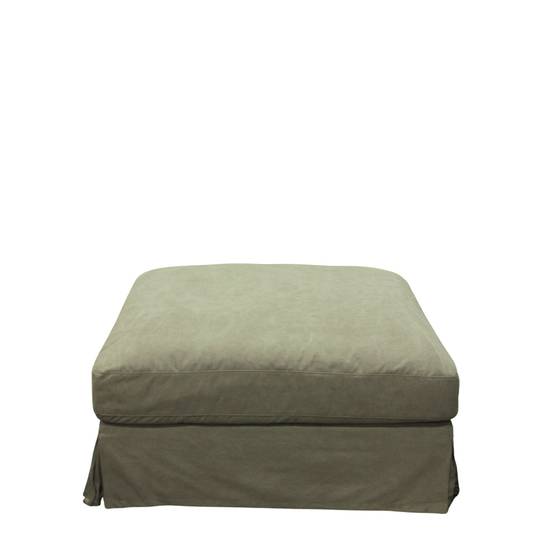 LUXE OTTOMAN FOREST GREEN