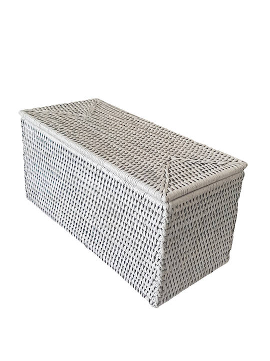 RATTAN TOILET ROLL HOLDER (3 ROLLS)