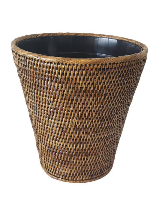 WASTE BIN WITH WHITE PLASTIC INNER