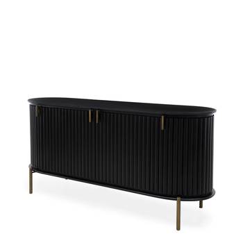  REGENCY BUFFET CURVED BLACK
