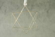 SILVER TWISTED WIRE STAR (12)