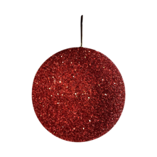 20cmd red sparkly ball
