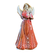 red ceramic angel