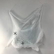 STRETCHY WHITE SPIDER WEB (12)